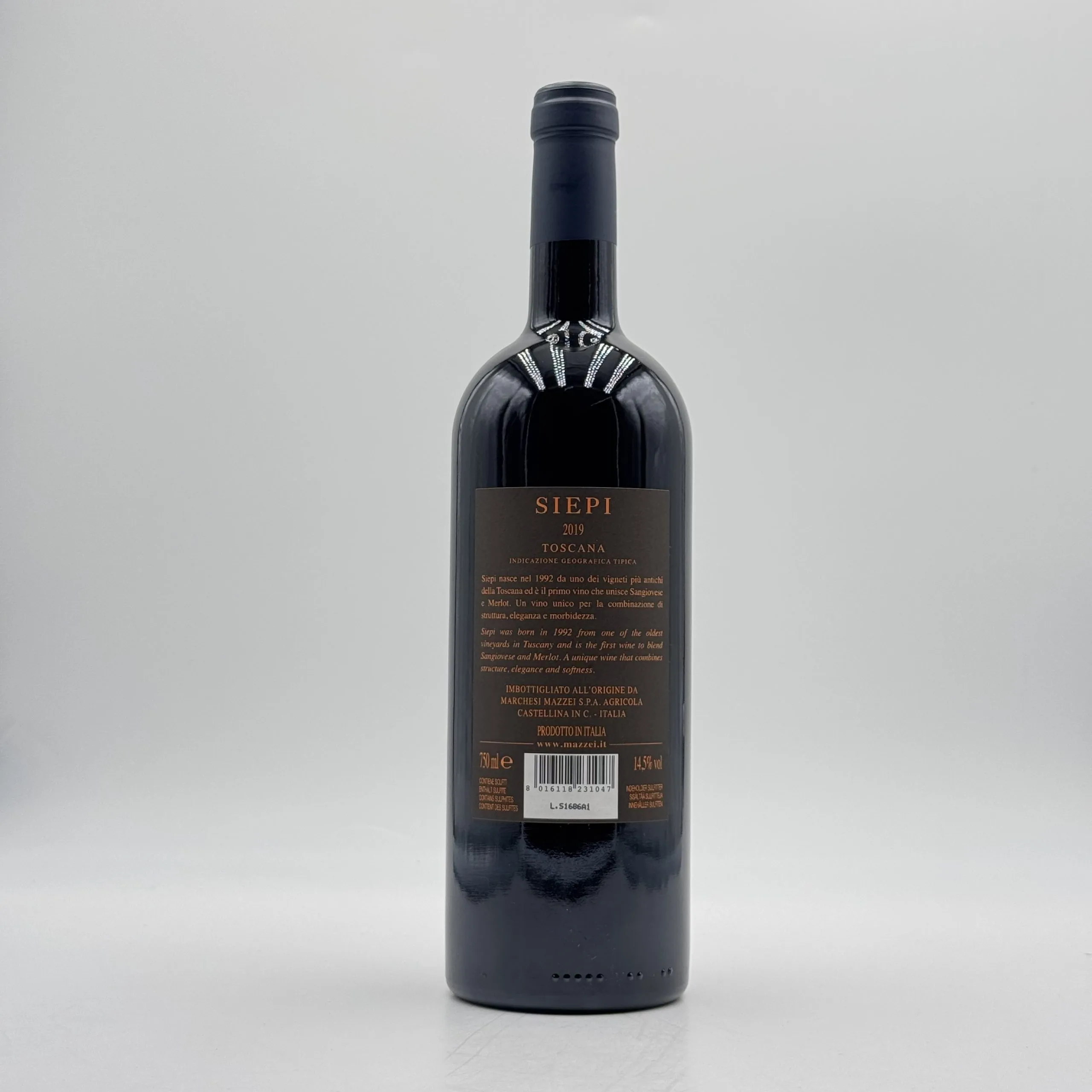 Siepi Toscana IGP 2019 - Mazzei - immagine 2