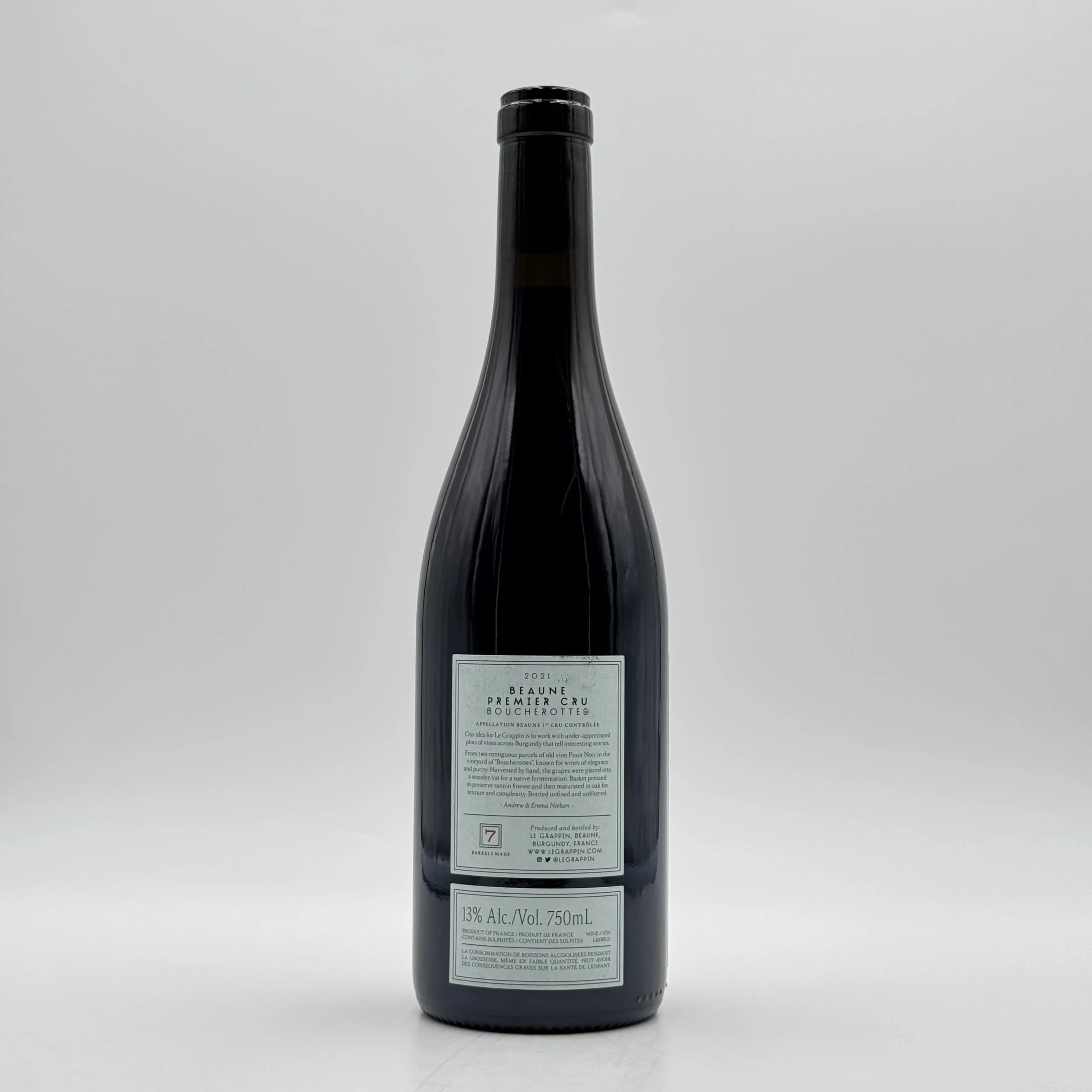 Beaune Premier Cru "Boucherottes" 2021 - Le Grappin - immagine 2