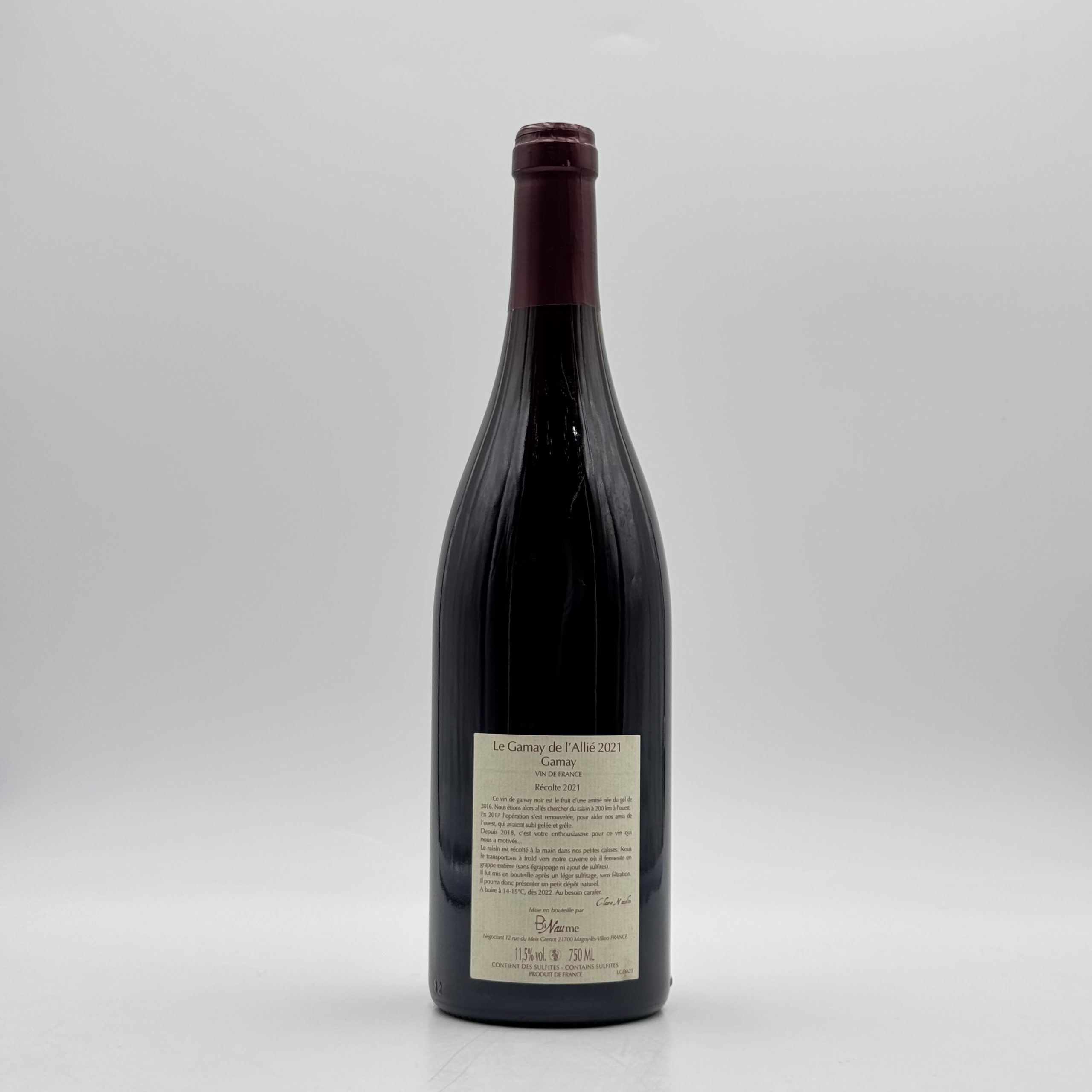 Le Gamay de l'Alliè 2021 - Binaume - immagine 2