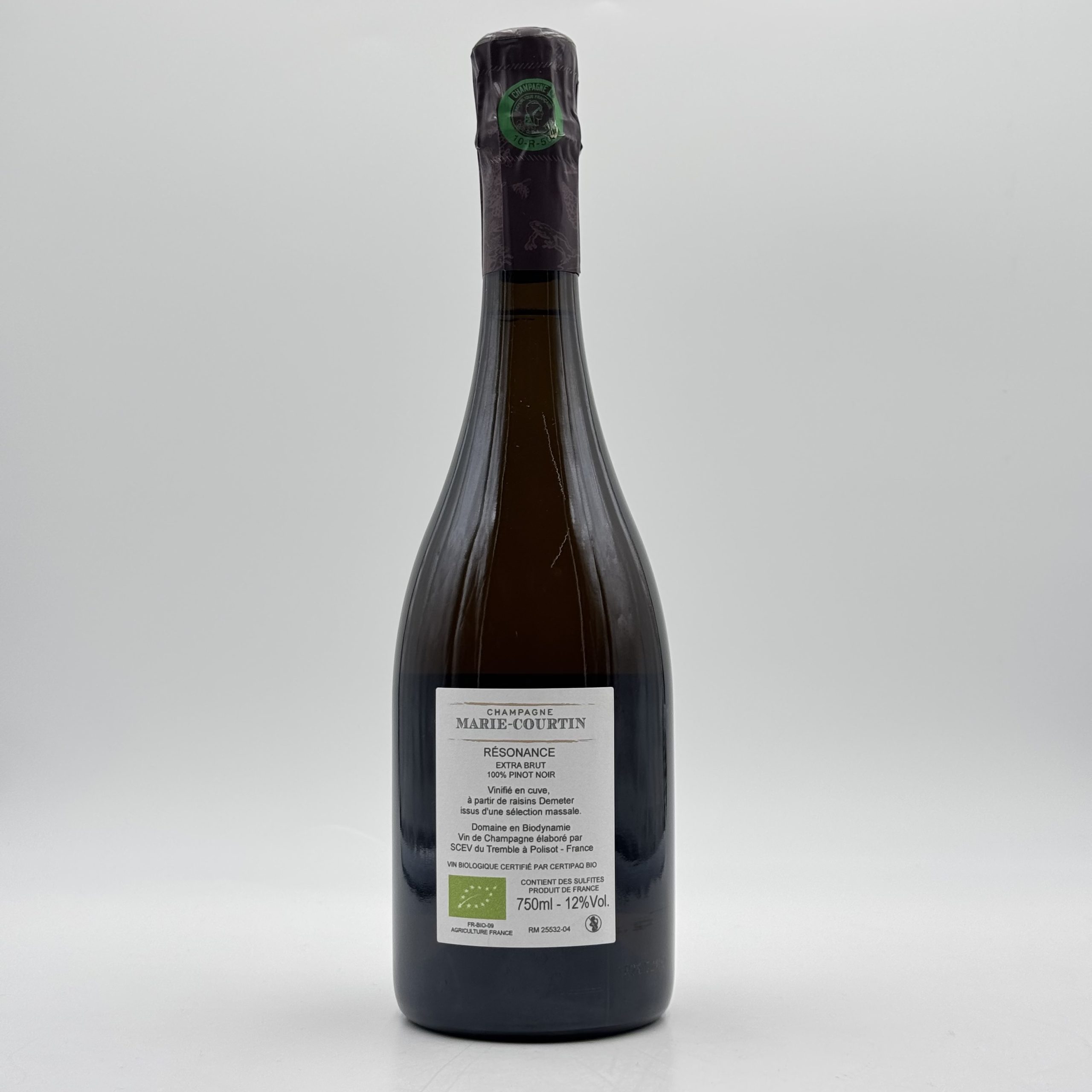 MARIE-COURTIN Cuvee Resonance Extra Brut - immagine 2